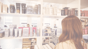 Luxe Beauty Co. Retail Shelves